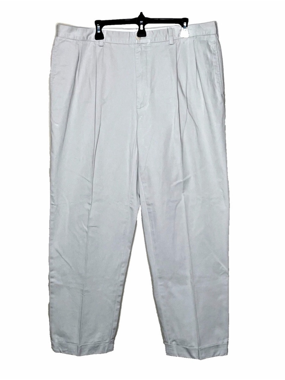 Polo Ralph Lauren Classic Chino Hammond Pant Men's 42x30 Db Pleated Khaki Cotton